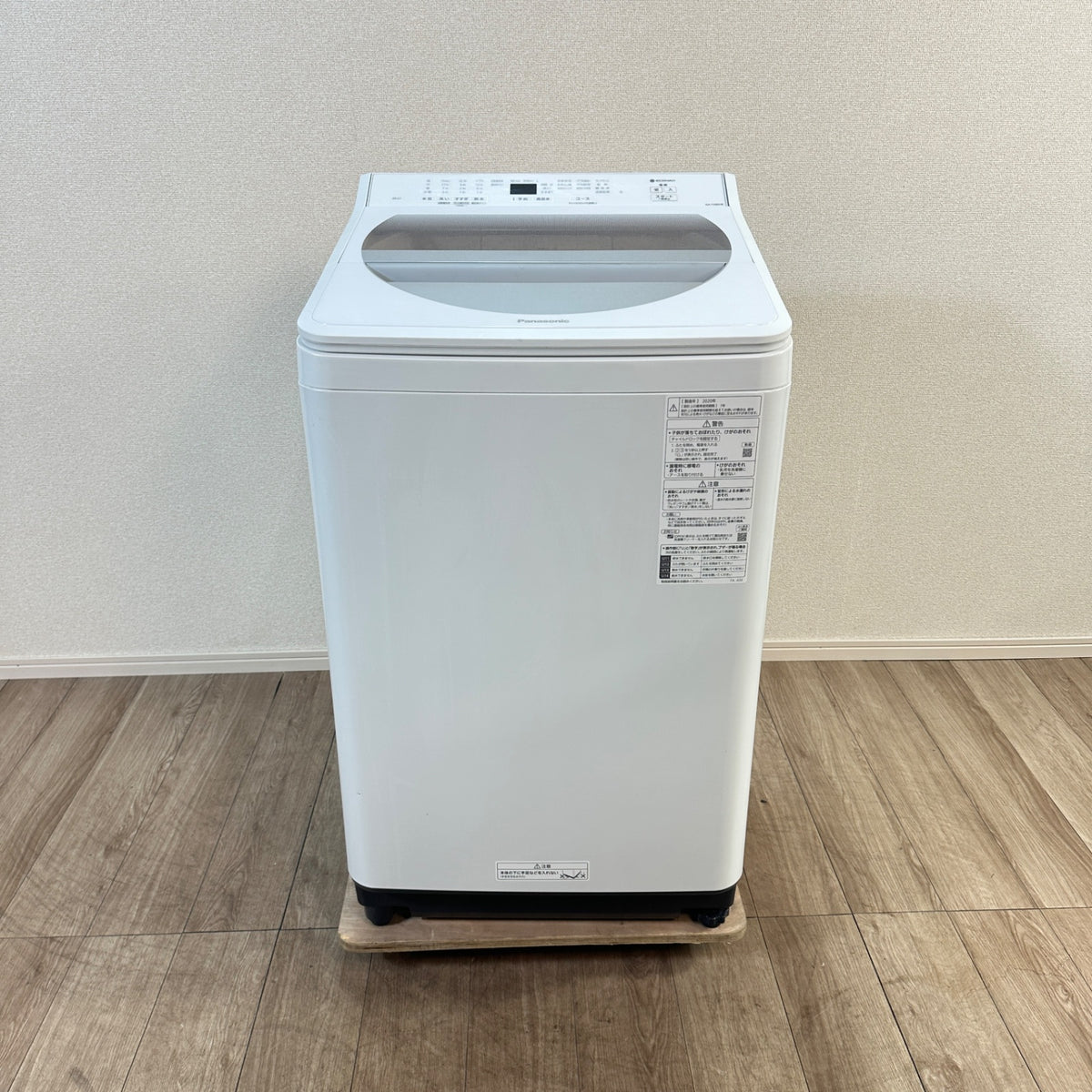 中古 縦型洗濯機 Panasonic NA-FA80H8 8kg 2020年製 写真2