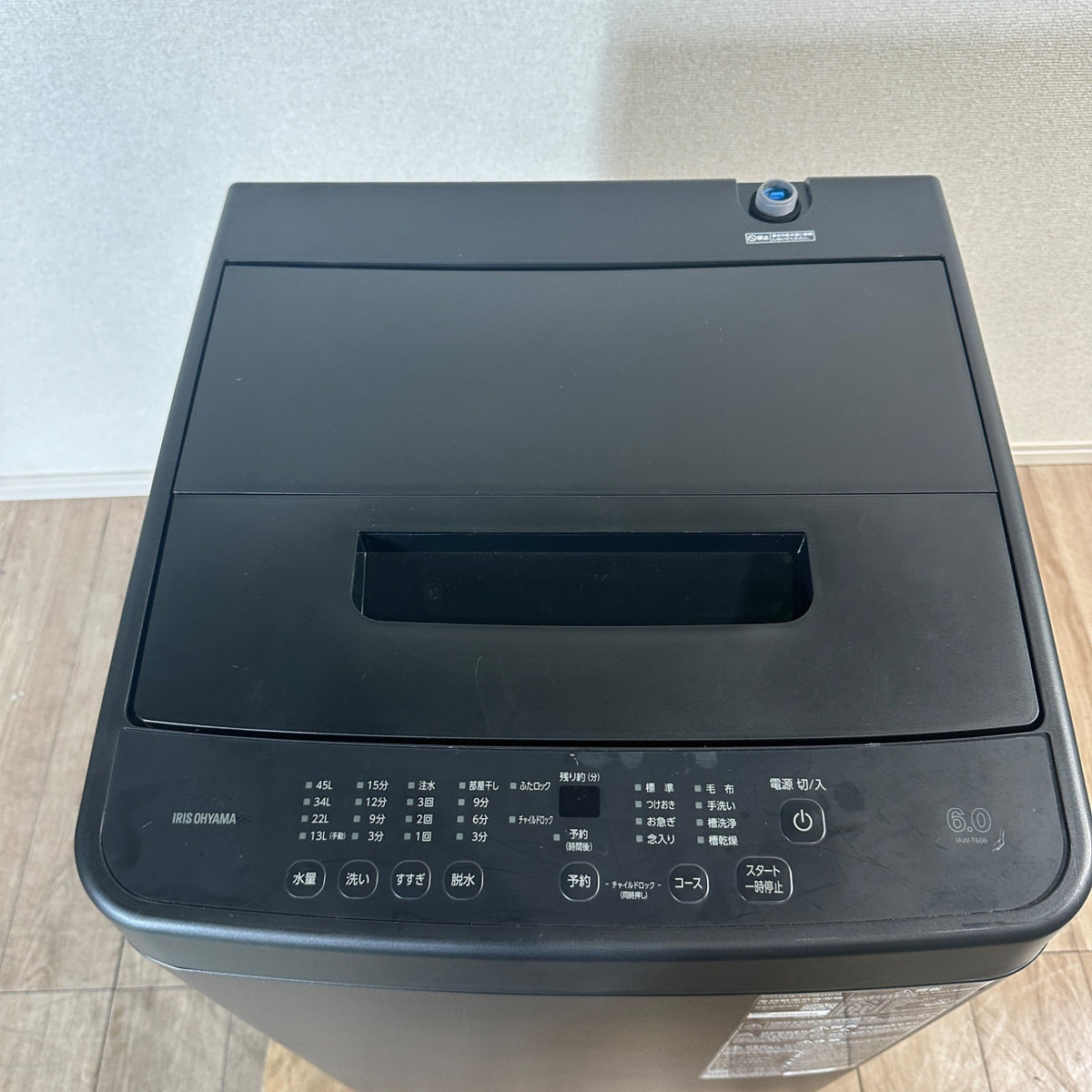 中古 縦型洗濯機 IRIS OHYAMA IAW-T606 6kg 2024年製