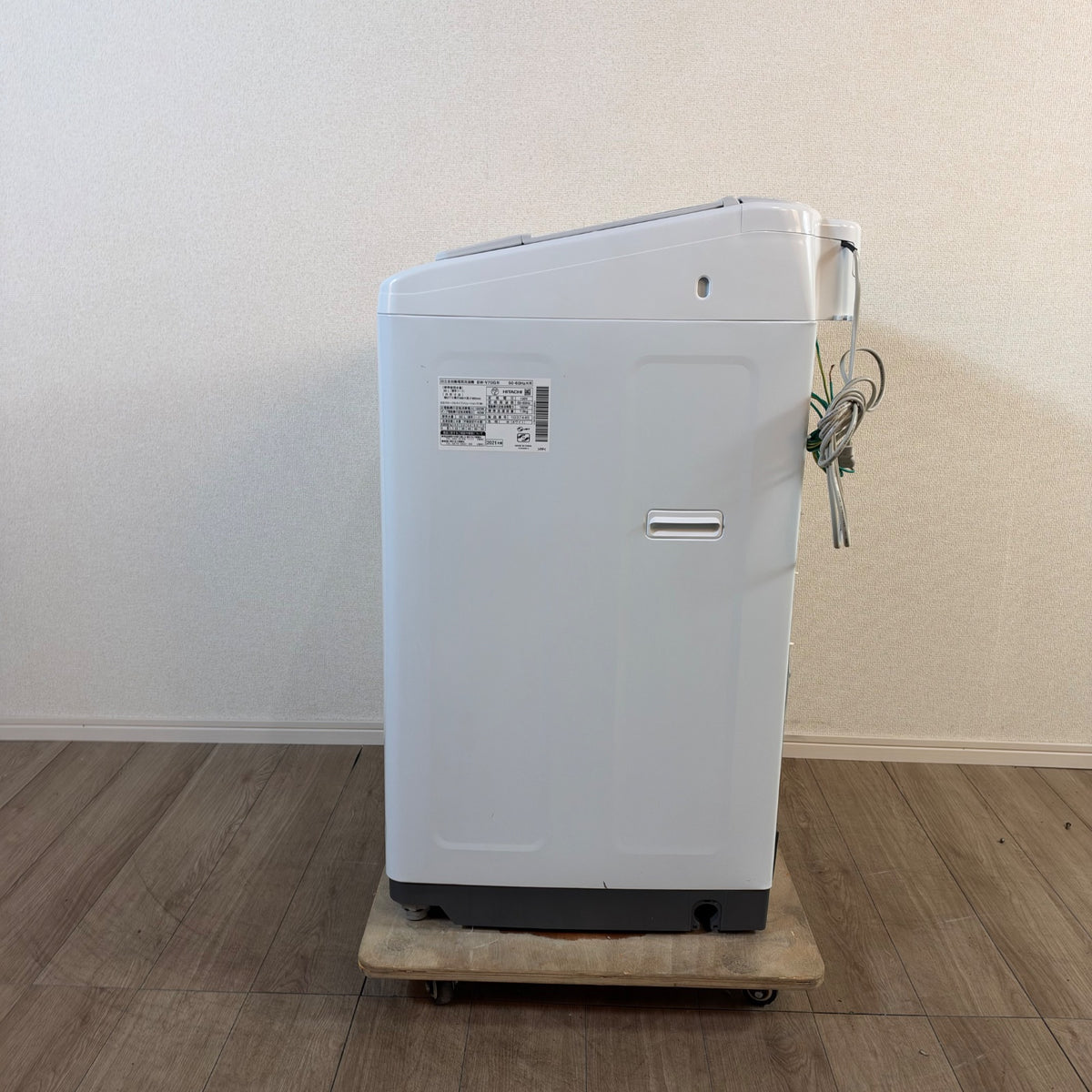 中古 縦型洗濯機 HITACHI BW-V70G 7kg 2021年製 写真3