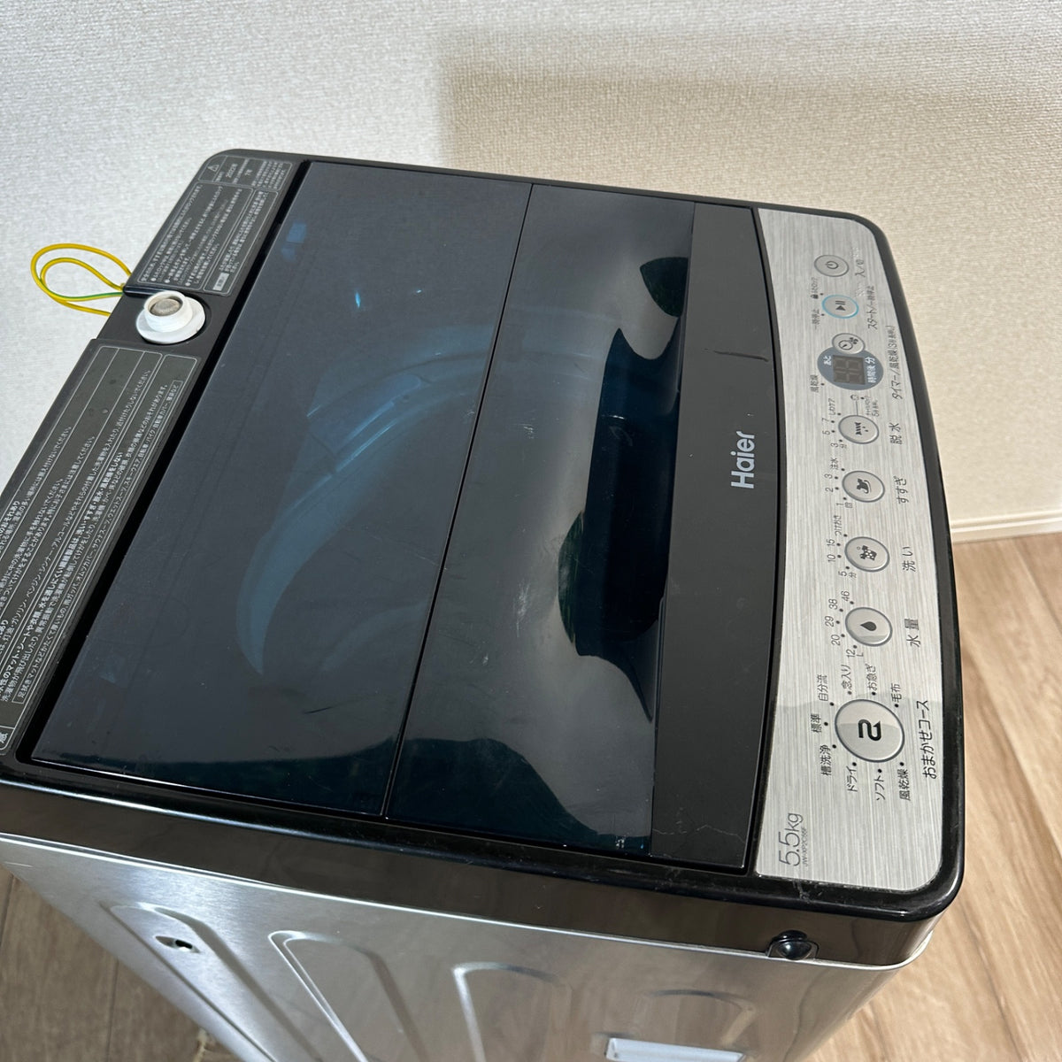 中古 縦型洗濯機 Haier JW-XP2C55F 5kg 2022年製