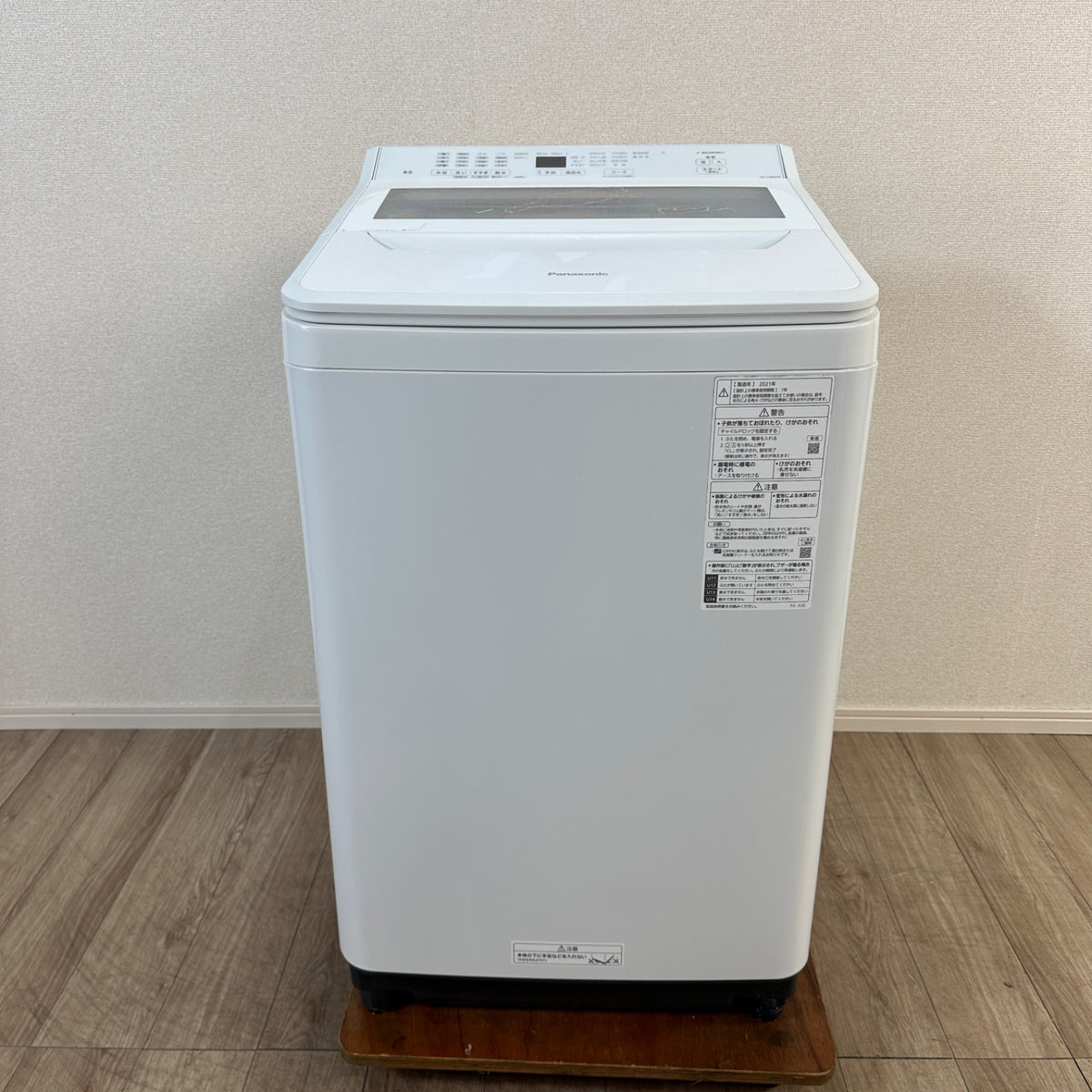 中古 縦型洗濯機 Panasonic NA-FA80H9 8kg 2021年製 写真2