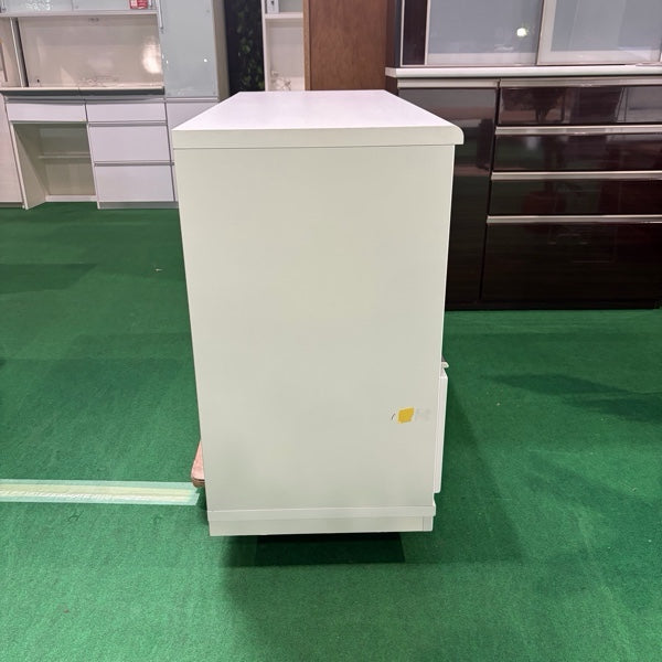 中古 食器棚 カウンタータイプ ホワイト 写真4