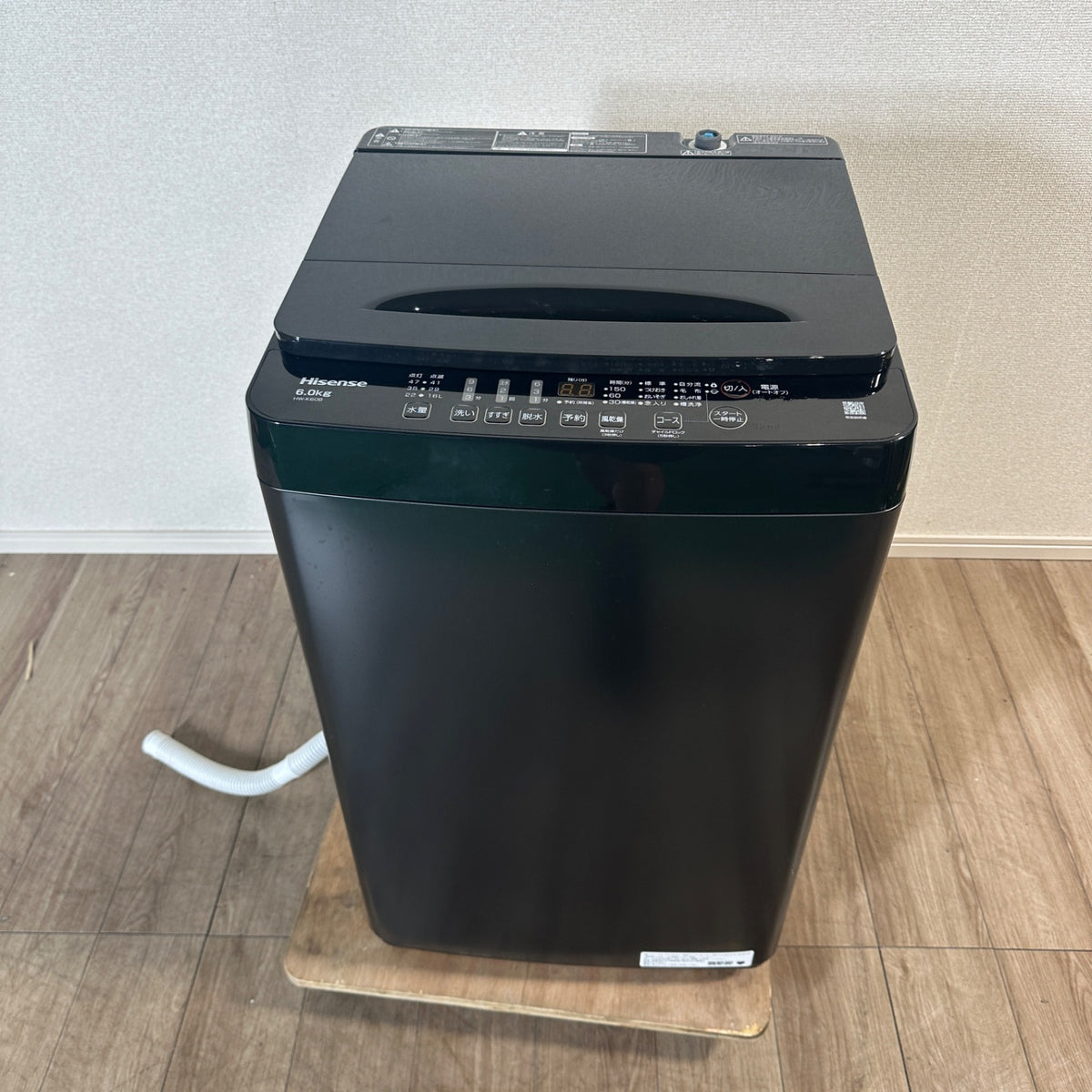 中古 縦型洗濯機 Hisense HW-K60B 6kg 2025年製