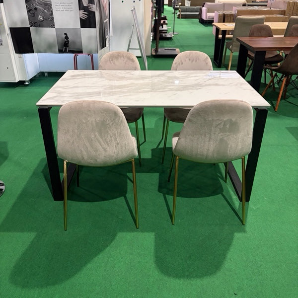 中古 ダイニングセット 2人掛け ホワイト 写真4