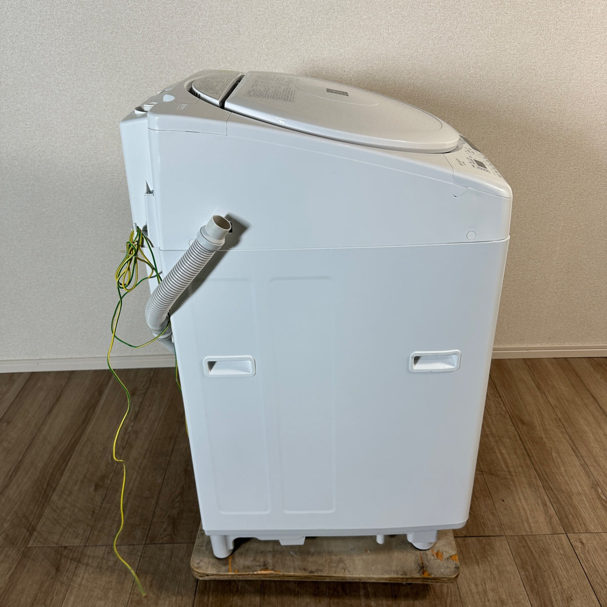 中古 縦型乾燥機付き洗濯機 SHARP ES-TX8E 8kg 2021年製 写真4