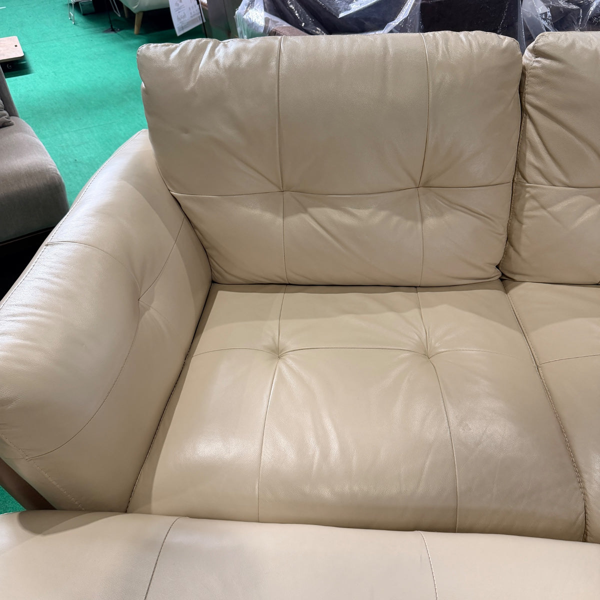 中古 ソファ カウチ ベージュ 写真8