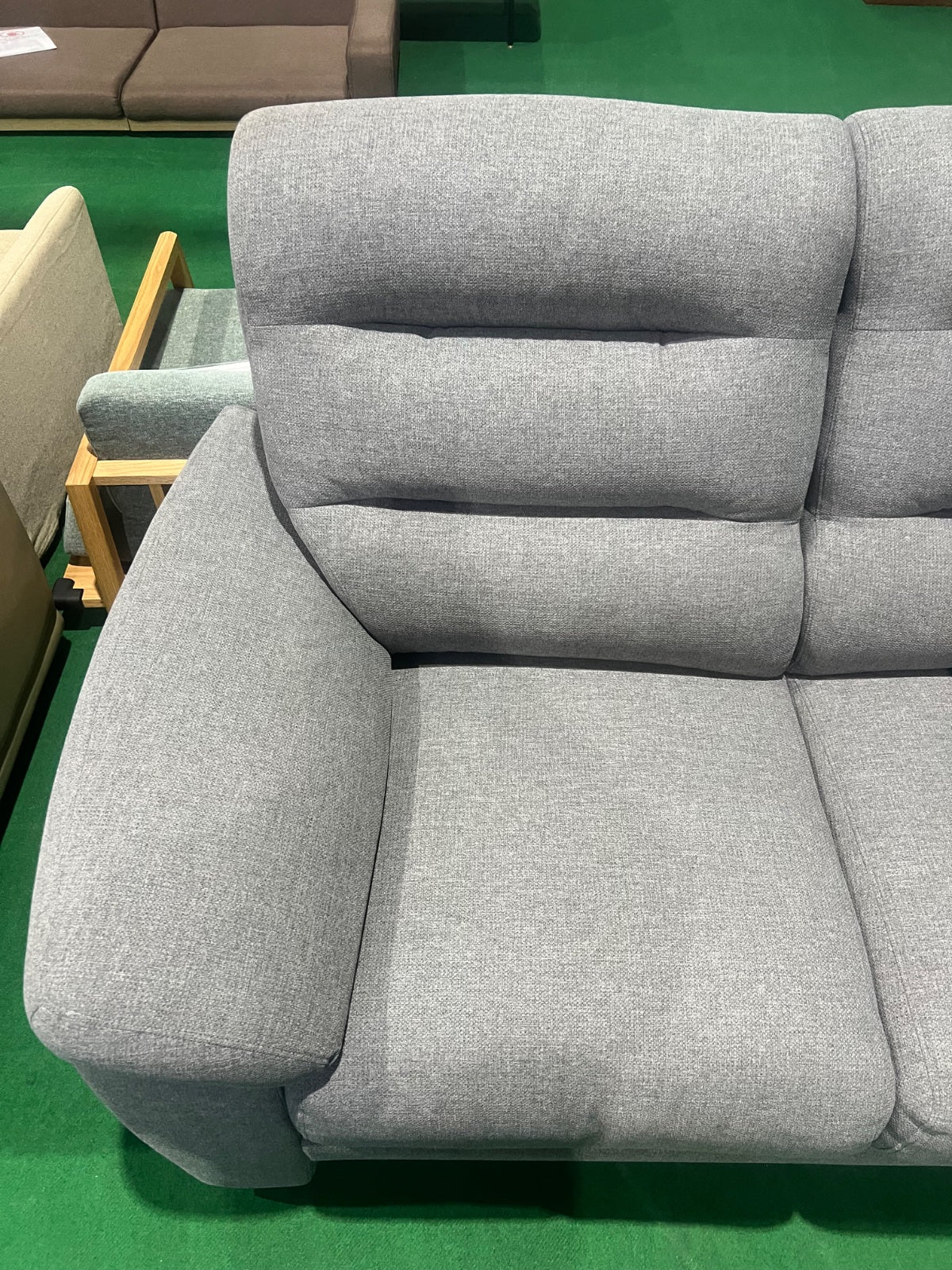 中古 ソファ 2-3人掛け グレー 写真7