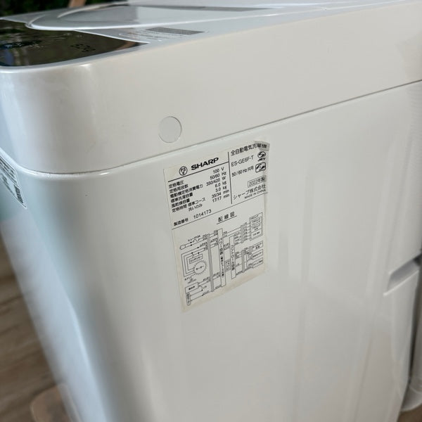 縦型洗濯機 ES-GE6F【IT68O3835C4G】