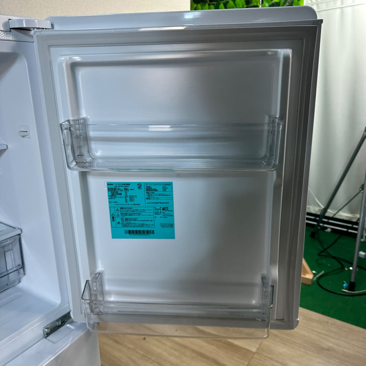 中古 冷蔵庫 Haier JR-NF148DK 148L 2023年製 写真7