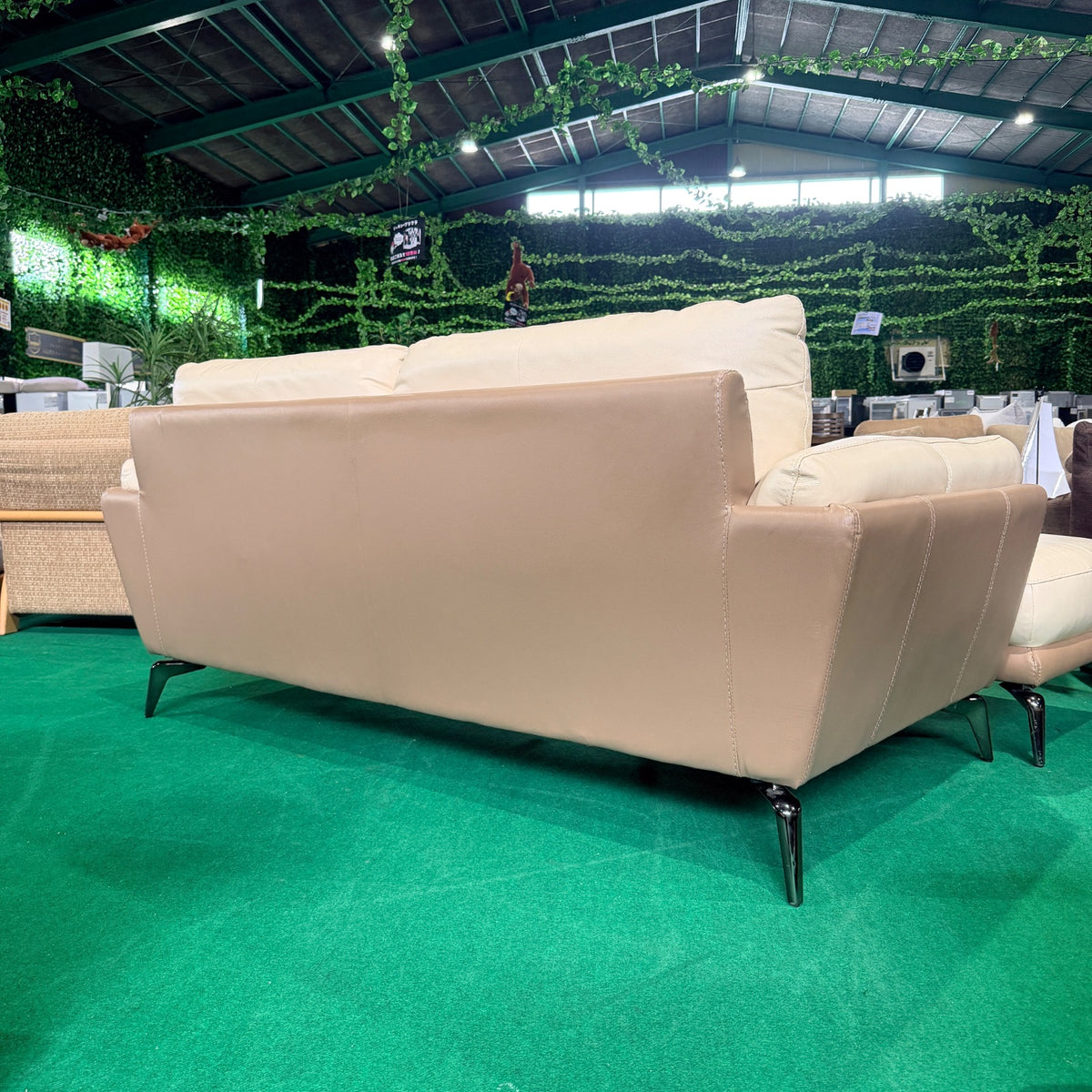 中古 ソファ カウチ ベージュ 写真5