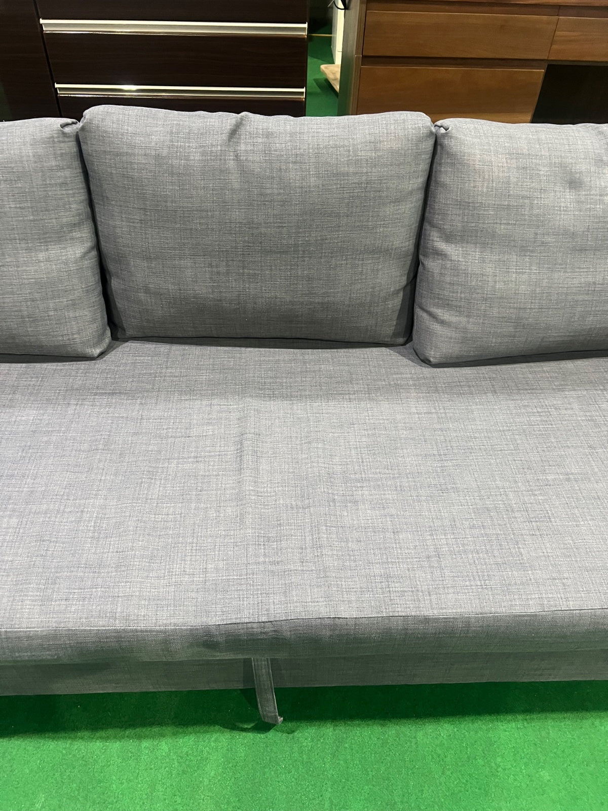 中古 ソファ 2-3人掛け グレー