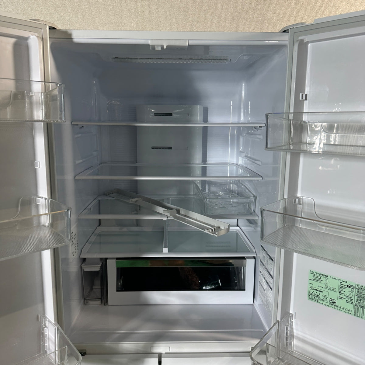 中古 冷蔵庫 HITACHI R-HW49V 485L 2024年製 写真6