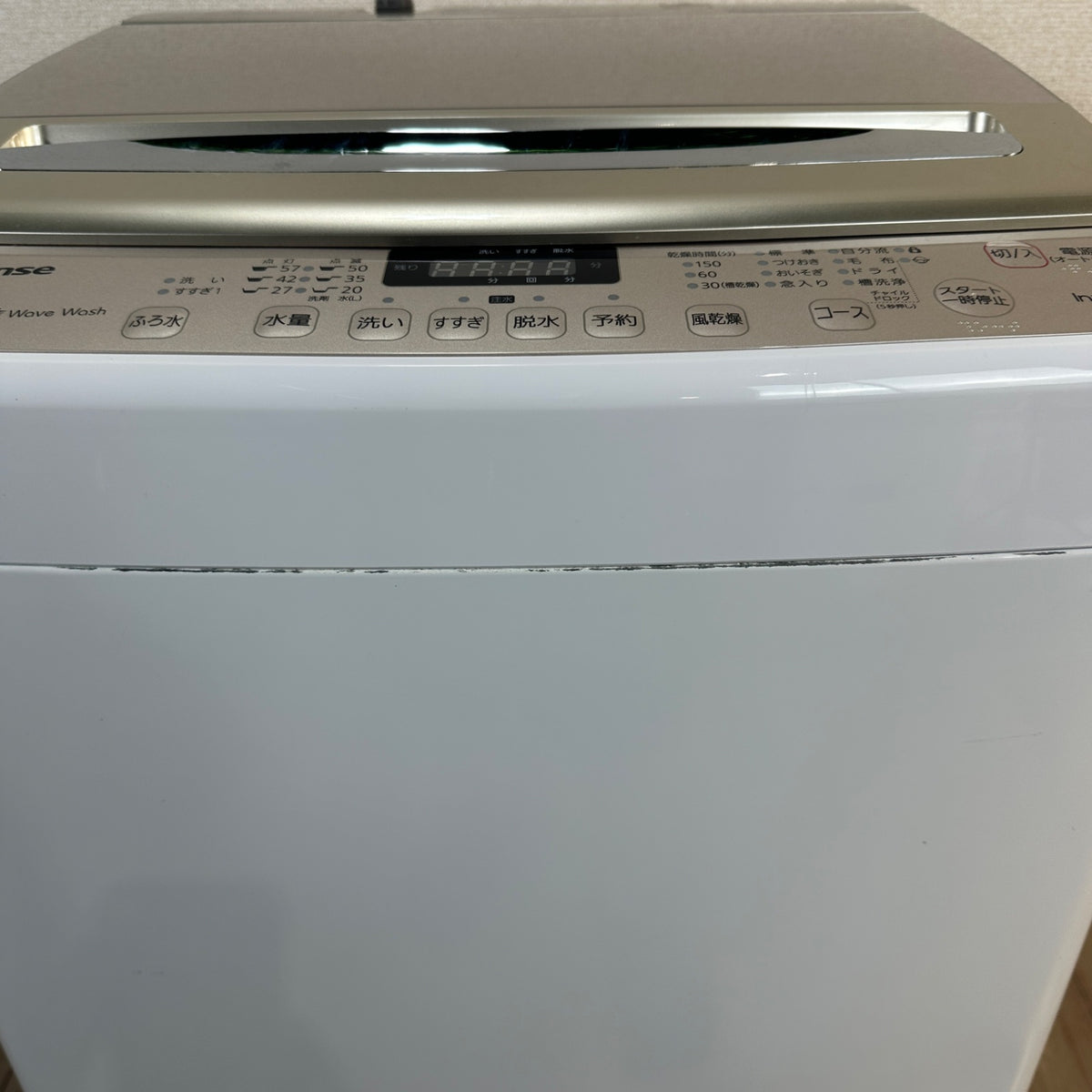 中古 縦型洗濯機 Hisense HW-DG75A 7kg 2022年製