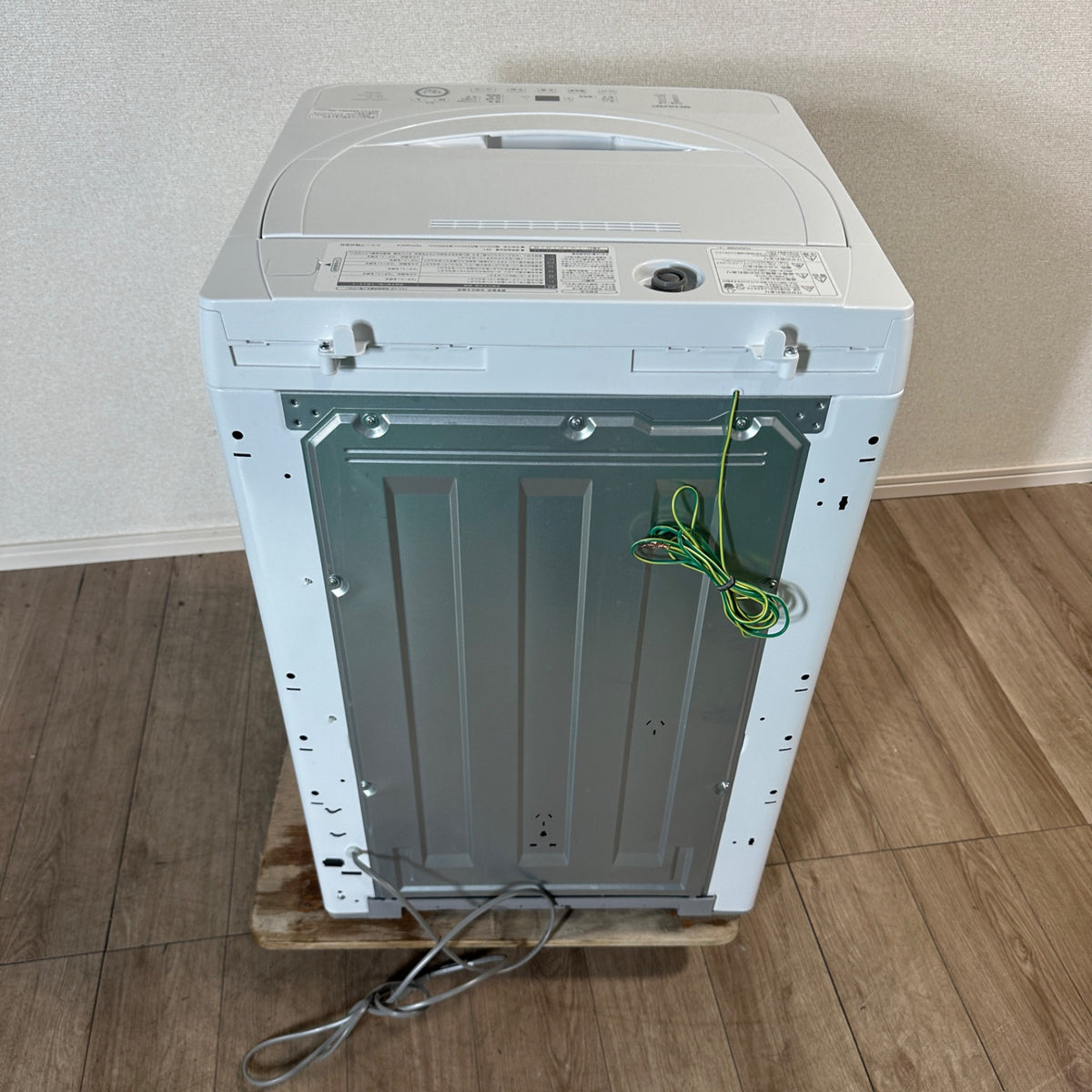 中古 縦型洗濯機 SHARP ES-GE5K 5kg 2025年製