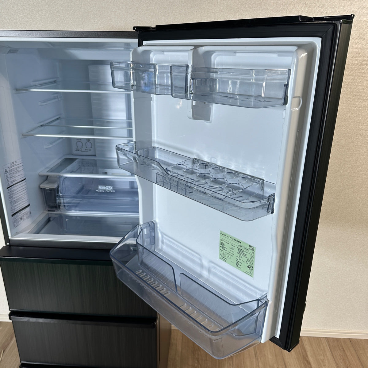 中古 冷蔵庫 AQUA AQR-V37K 368L 2021年製
