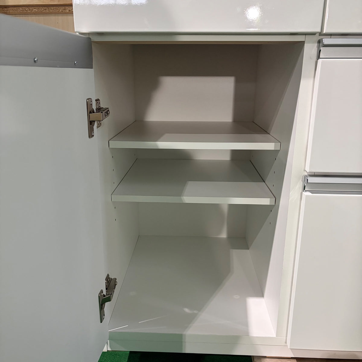 中古 食器棚 カウンタータイプ ホワイト 写真7