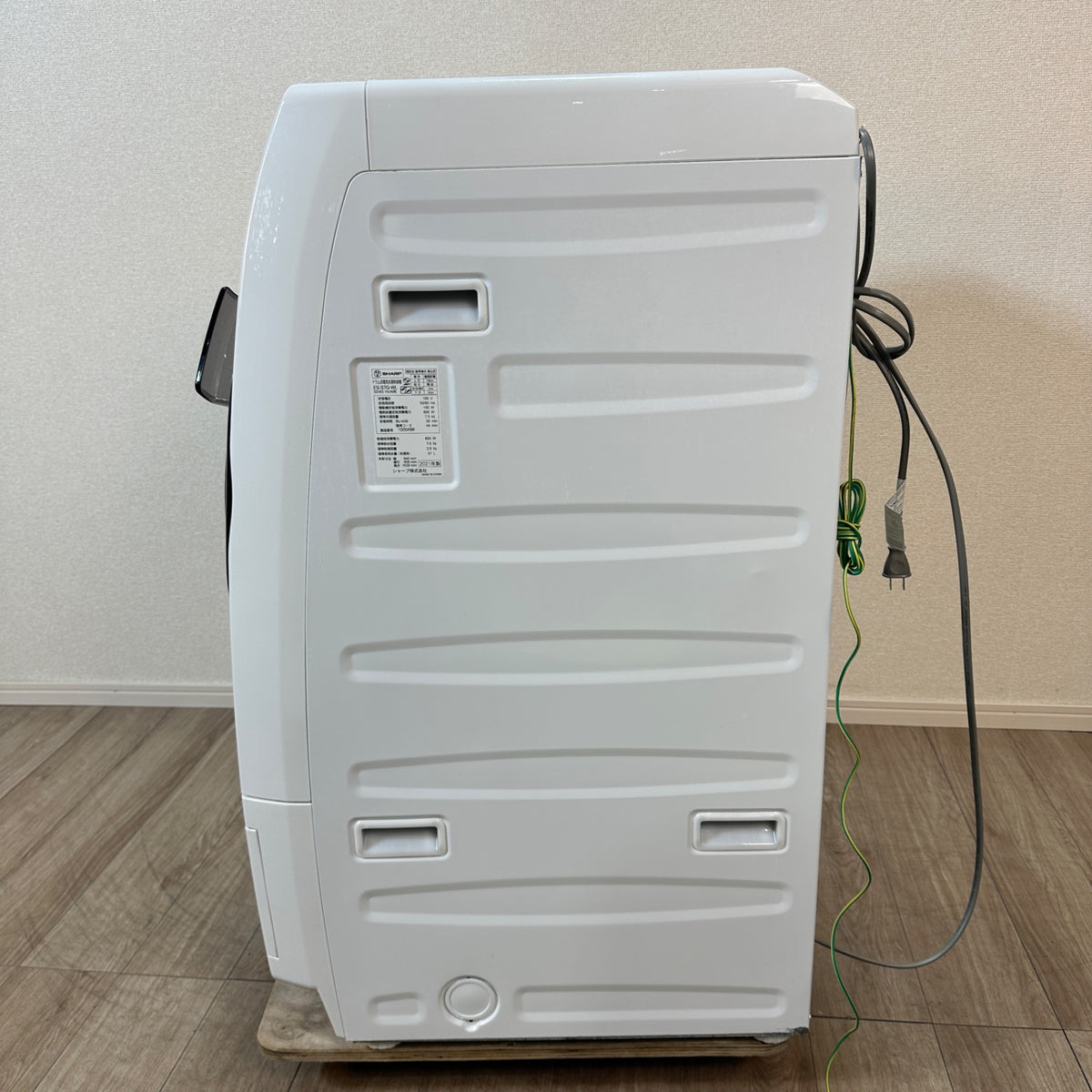 中古 ドラム式洗濯機 SHARP ES-S7G 7kg 2021年製