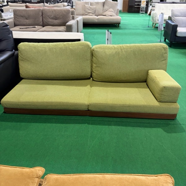 中古 ソファ 2-3人掛け グリーン