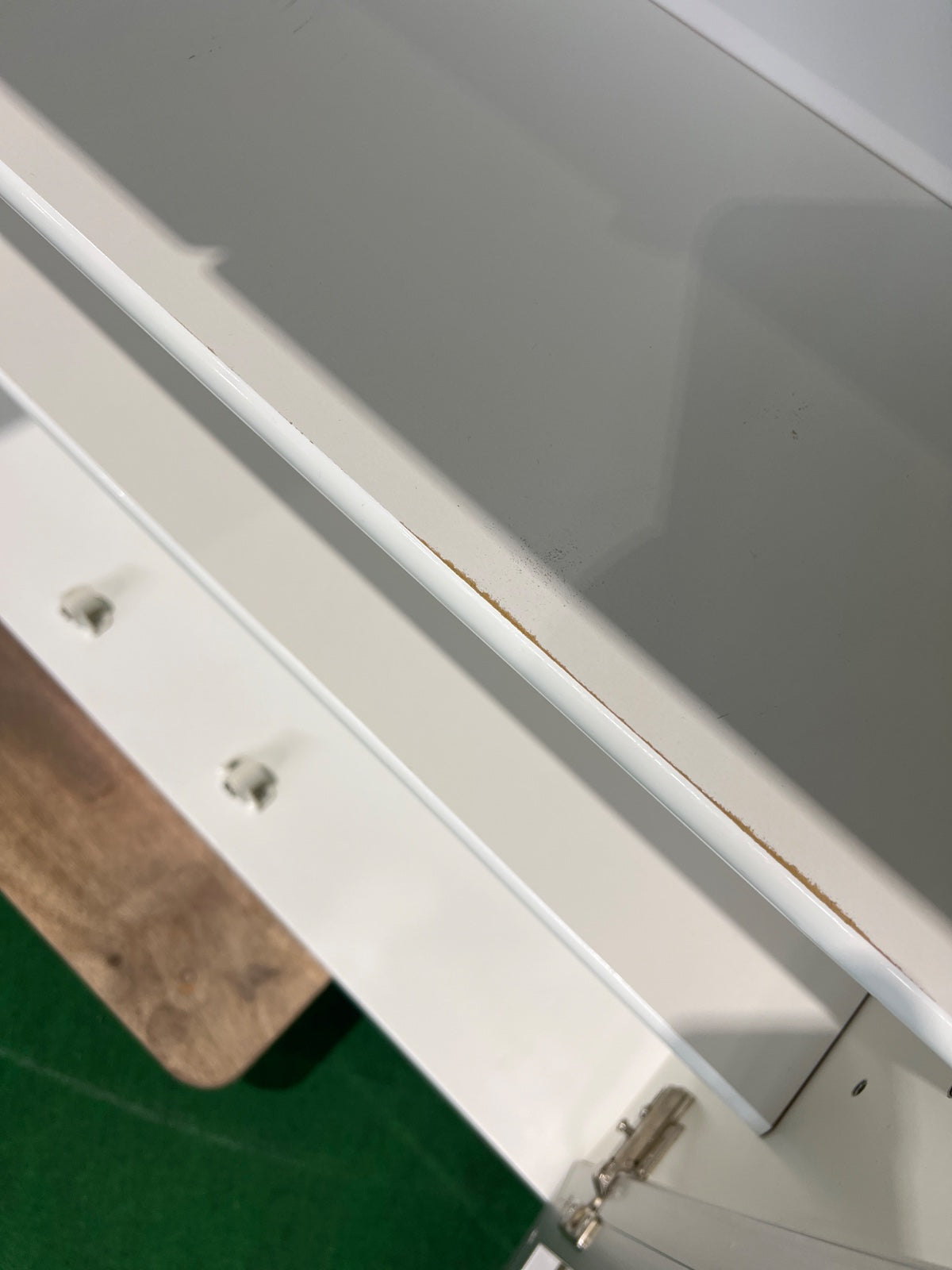 中古 食器棚 カウンタータイプ ホワイト 写真10