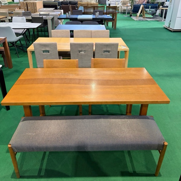 中古 ダイニングセット 4人掛け ブラウン