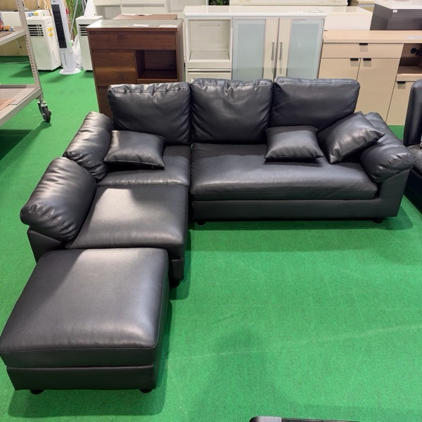 中古 ソファ カウチ ブラック