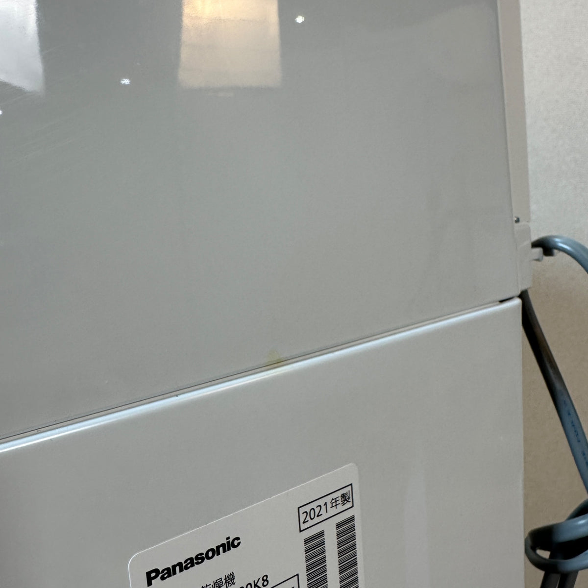 中古 縦型乾燥機付き洗濯機 Panasonic NA-FW80K8 8kg 2021年製
