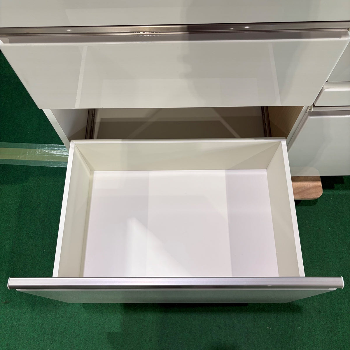中古 食器棚 カウンタータイプ ホワイト