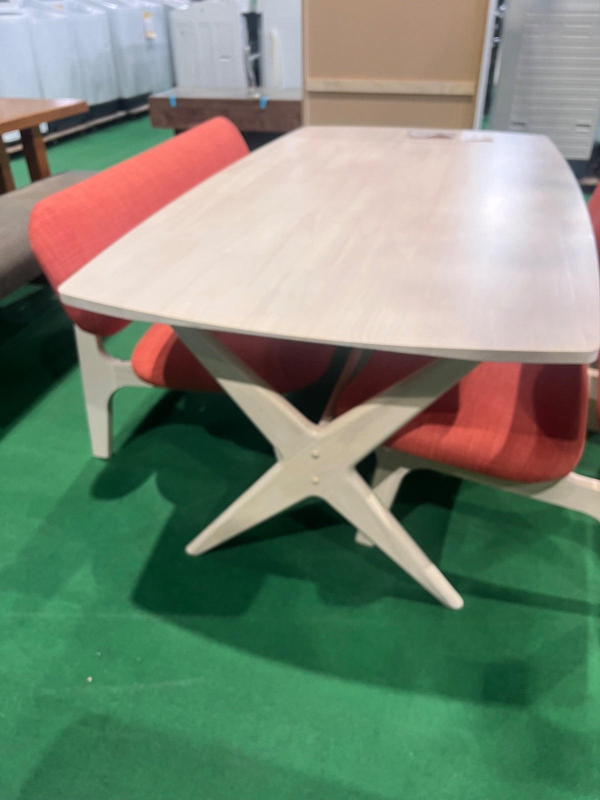 中古 ダイニングセット 4人掛け ベージュ
