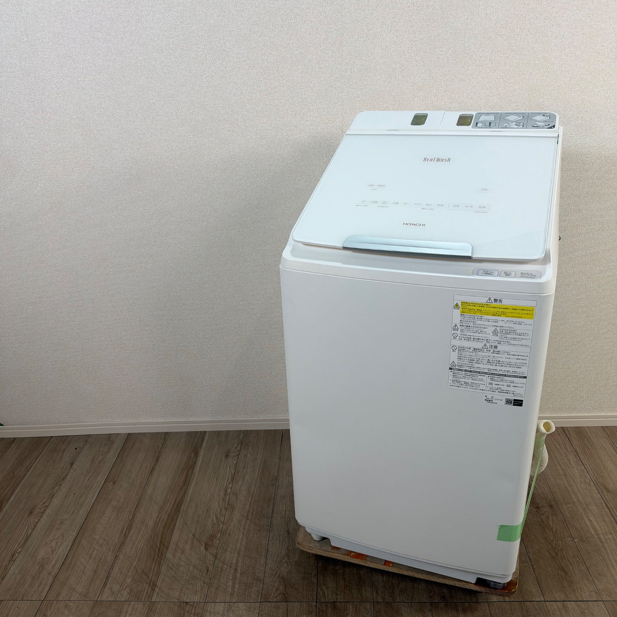 中古 縦型乾燥機付き洗濯機 HITACHI BW-DX100F 10kg 2021年製