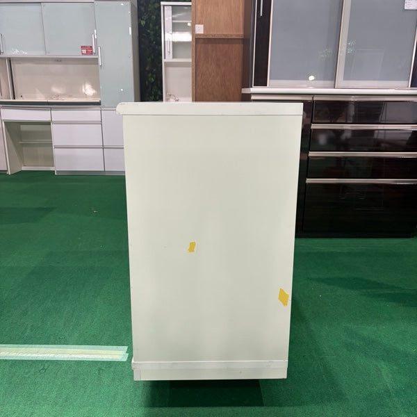中古 食器棚 カウンタータイプ ホワイト