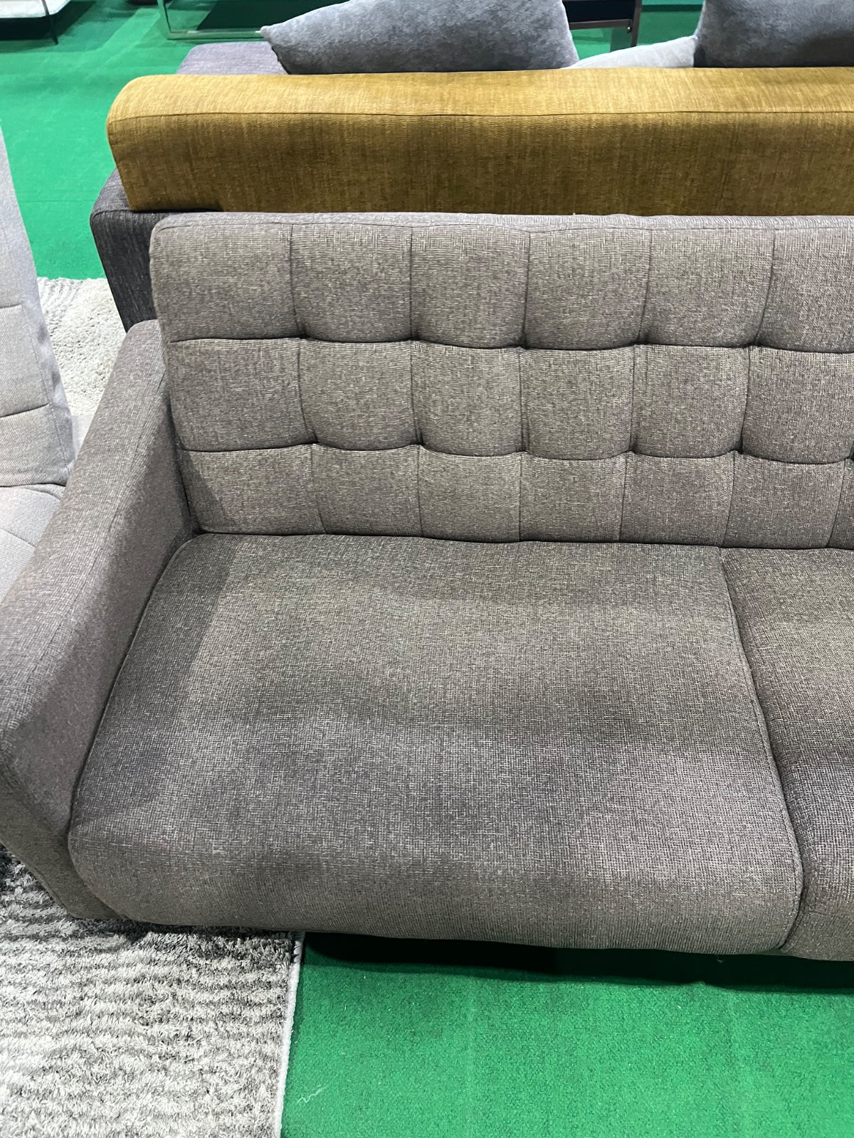 中古 ソファ 2-3人掛け ブラウン