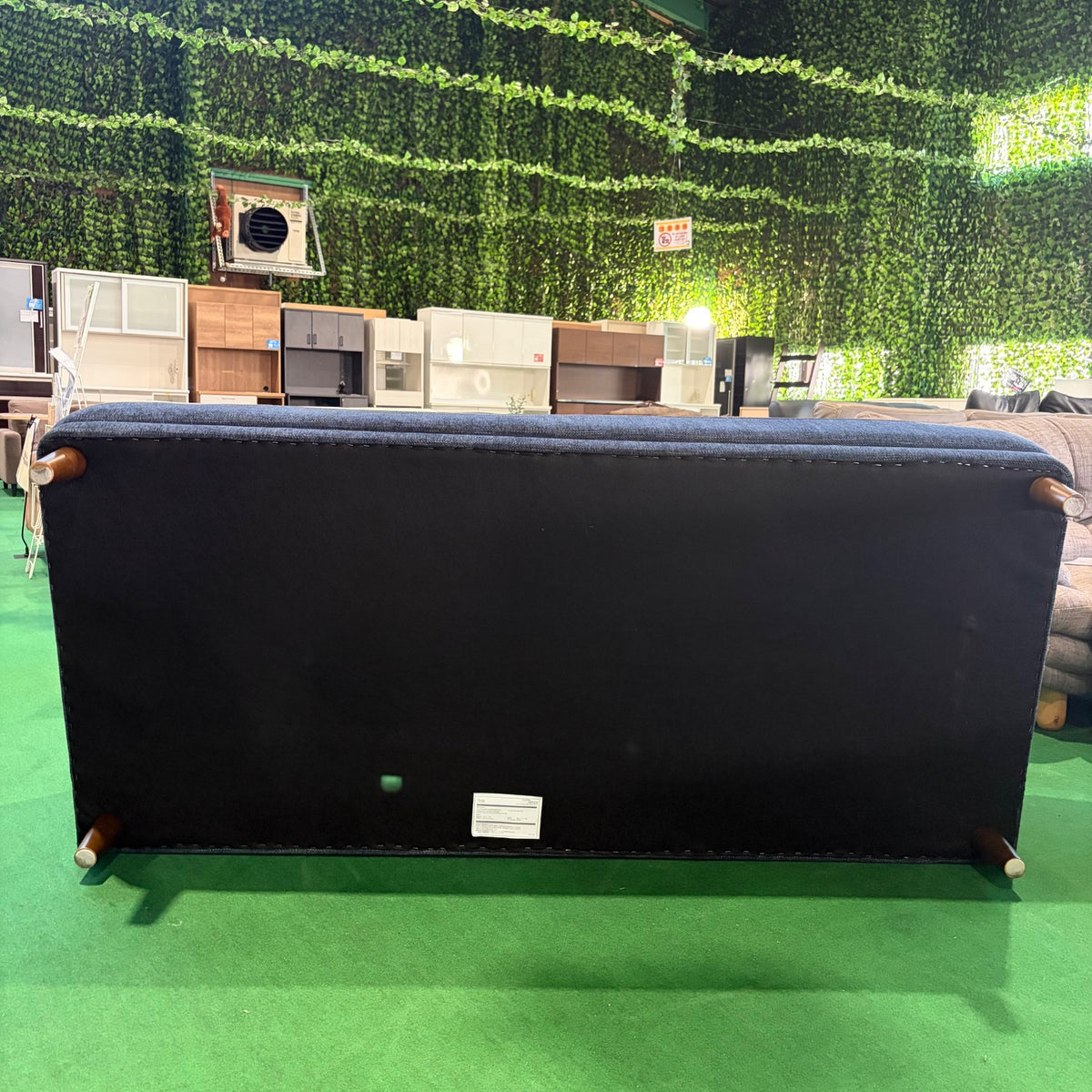 中古 ソファ 2-3人掛け ブルー 写真8