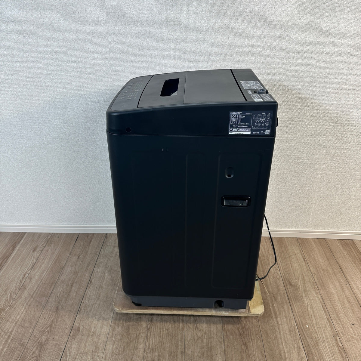 中古 縦型洗濯機 IRIS OHYAMA IAW-T504 5kg 2024年製
