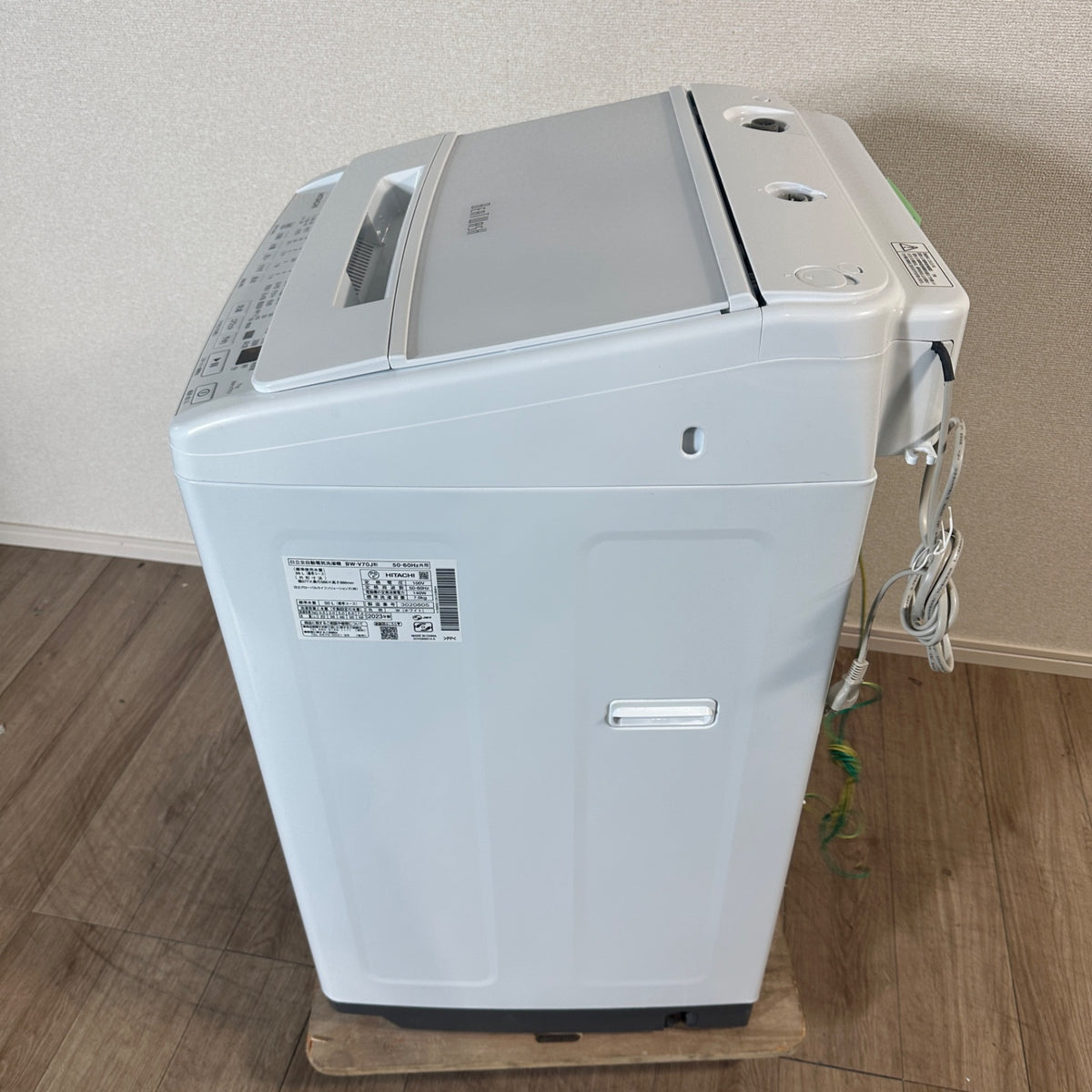 中古 縦型洗濯機 HITACHI BW-V70J 7kg 2023年製