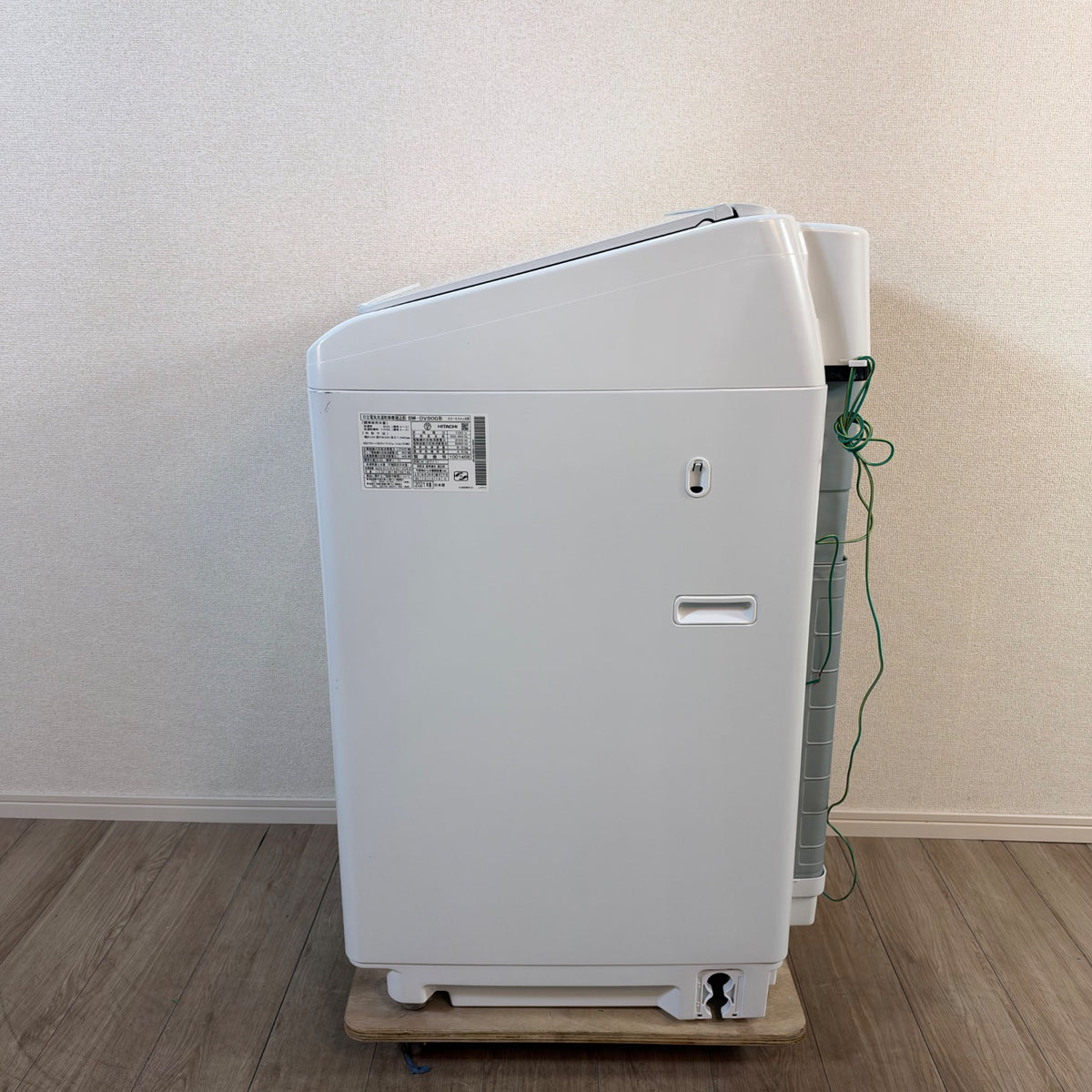 中古 縦型乾燥機付き洗濯機 HITACHI BW-DV80G 8kg 2021年製 写真3