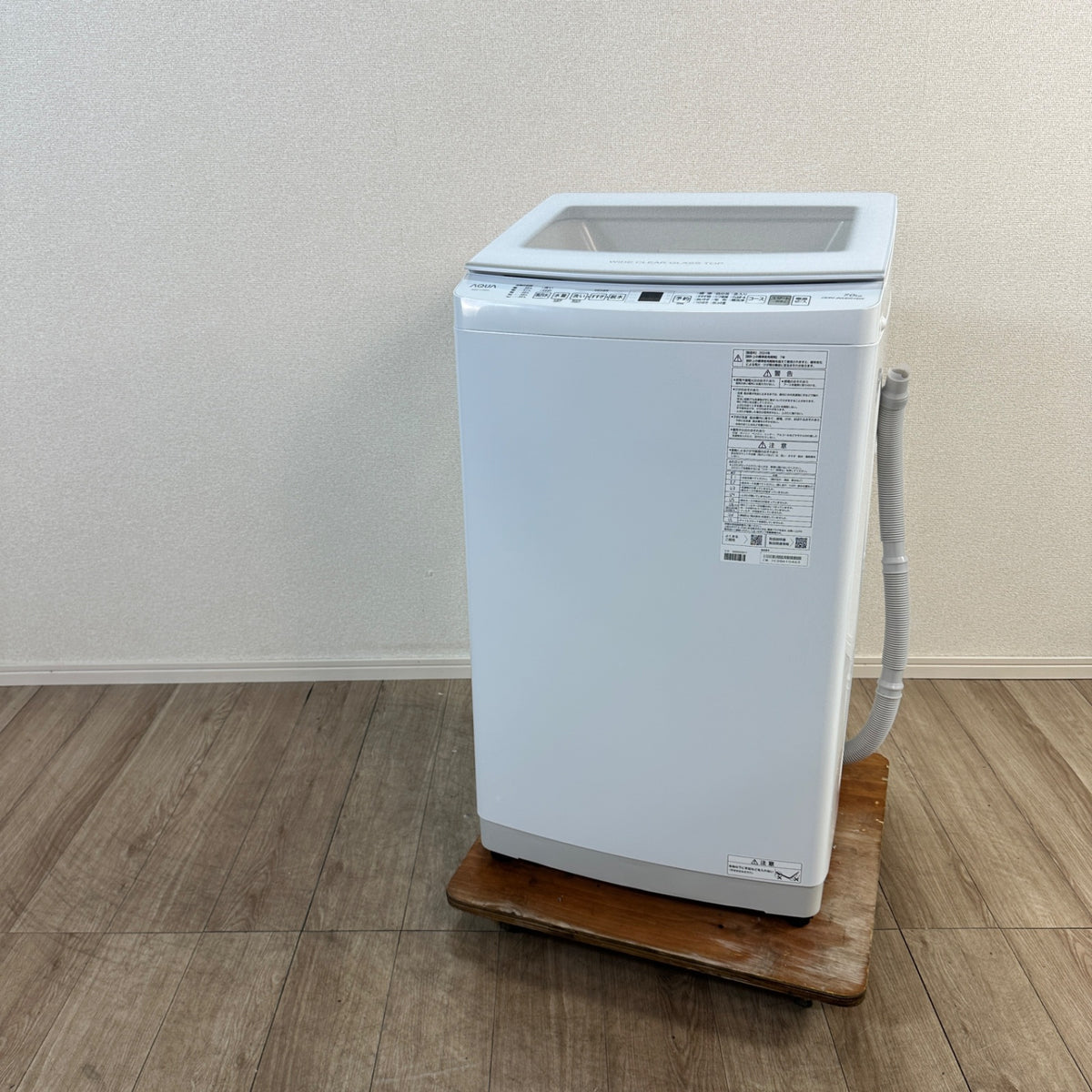 中古 縦型洗濯機 AQUA AQW-V7R 7kg 2024年製