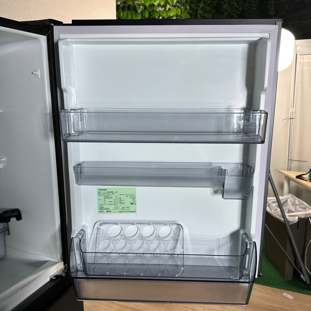 中古 冷蔵庫 TOSHIBA GR-V33SC 326L 2024年製