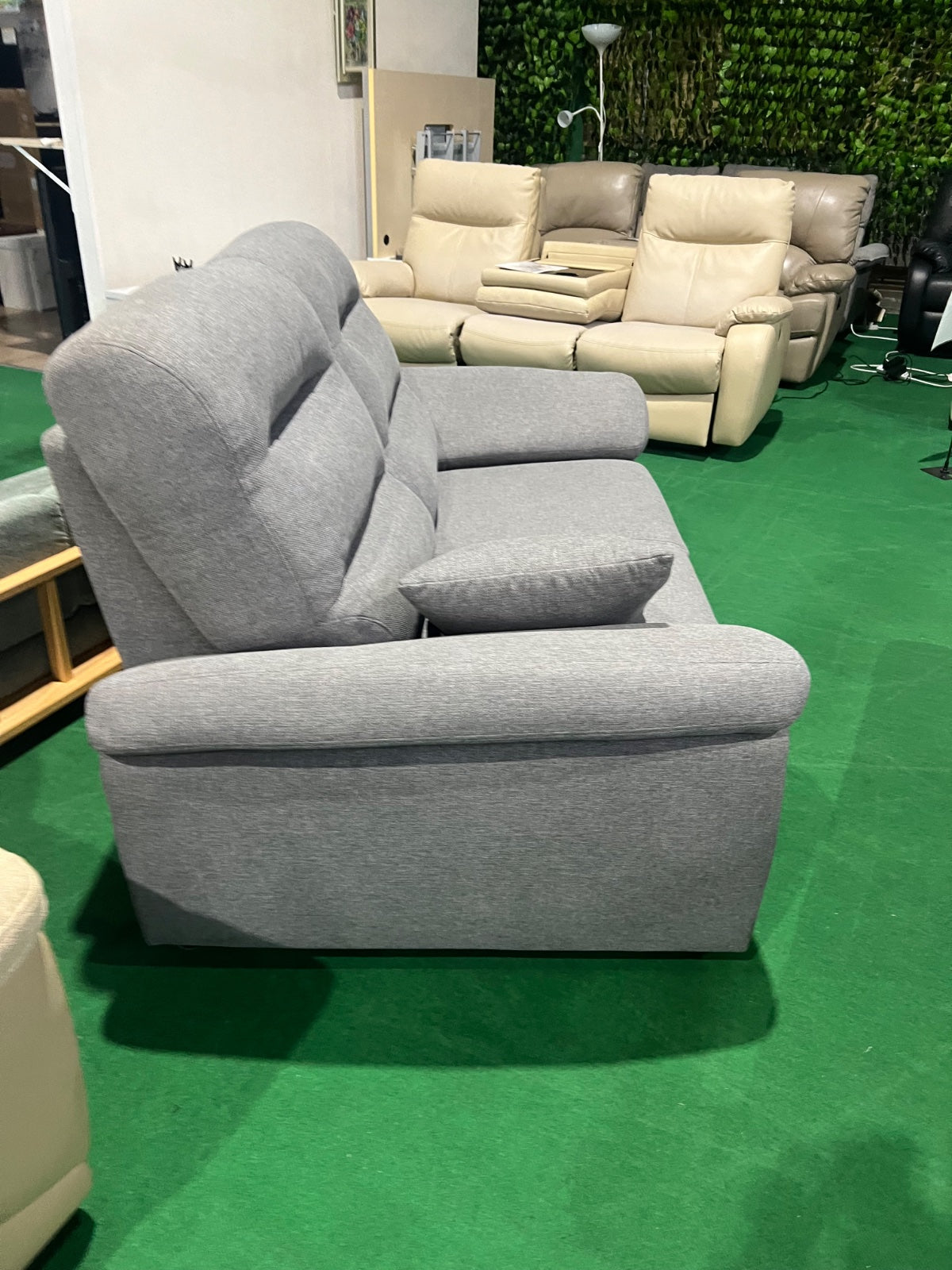 中古 ソファ 2-3人掛け グレー