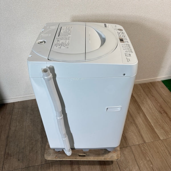 中古 縦型洗濯機 SHARP ES-KS70W 7kg 2021年製