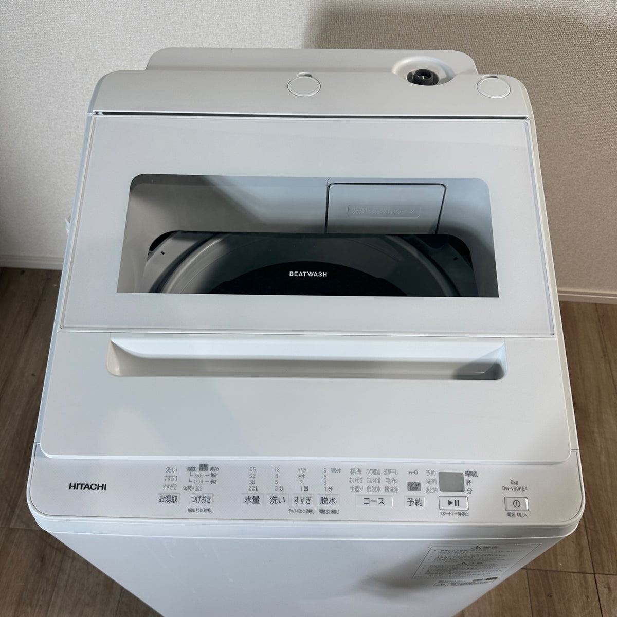 中古 縦型洗濯機 HITACHI BW-V80K 8kg 2024年製 写真4