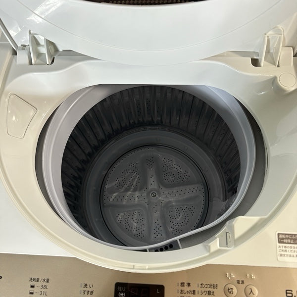 縦型洗濯機 ES-GE6F【IT68O3835C4G】