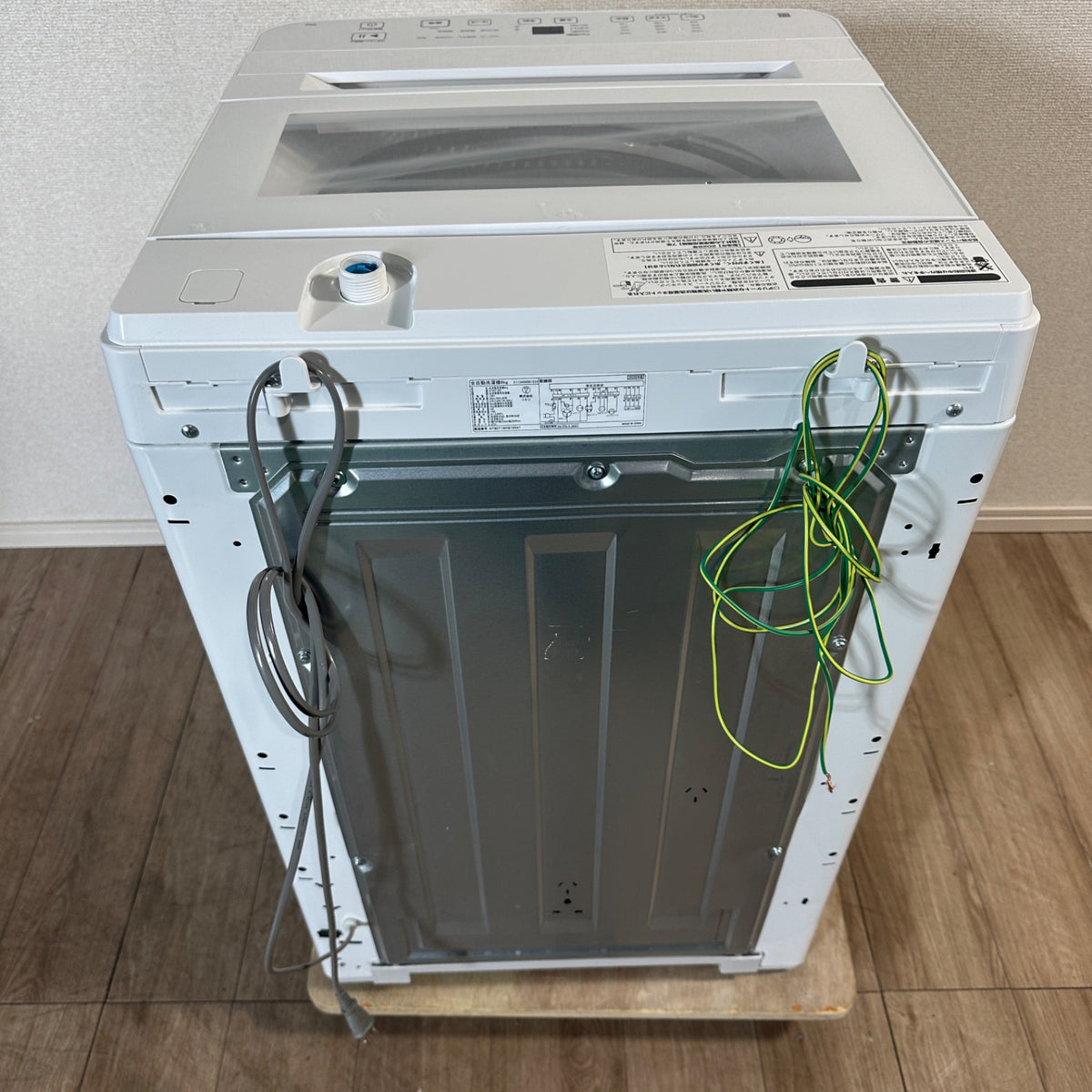 中古 縦型洗濯機 NITORI NT60T1WH 6kg 2026年製 写真7