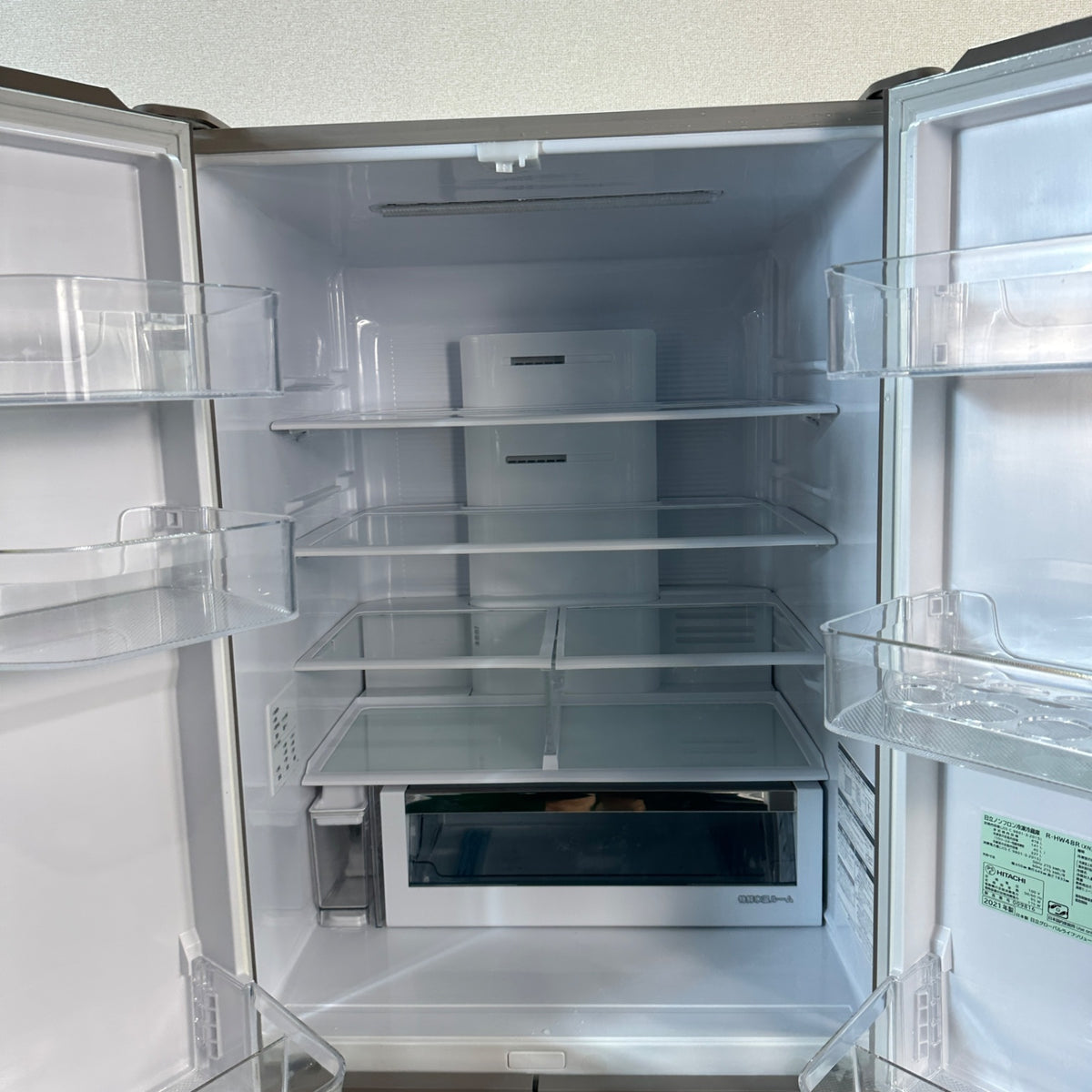 中古 冷蔵庫 HITACHI R-HW48R 478L 2021年製 写真6
