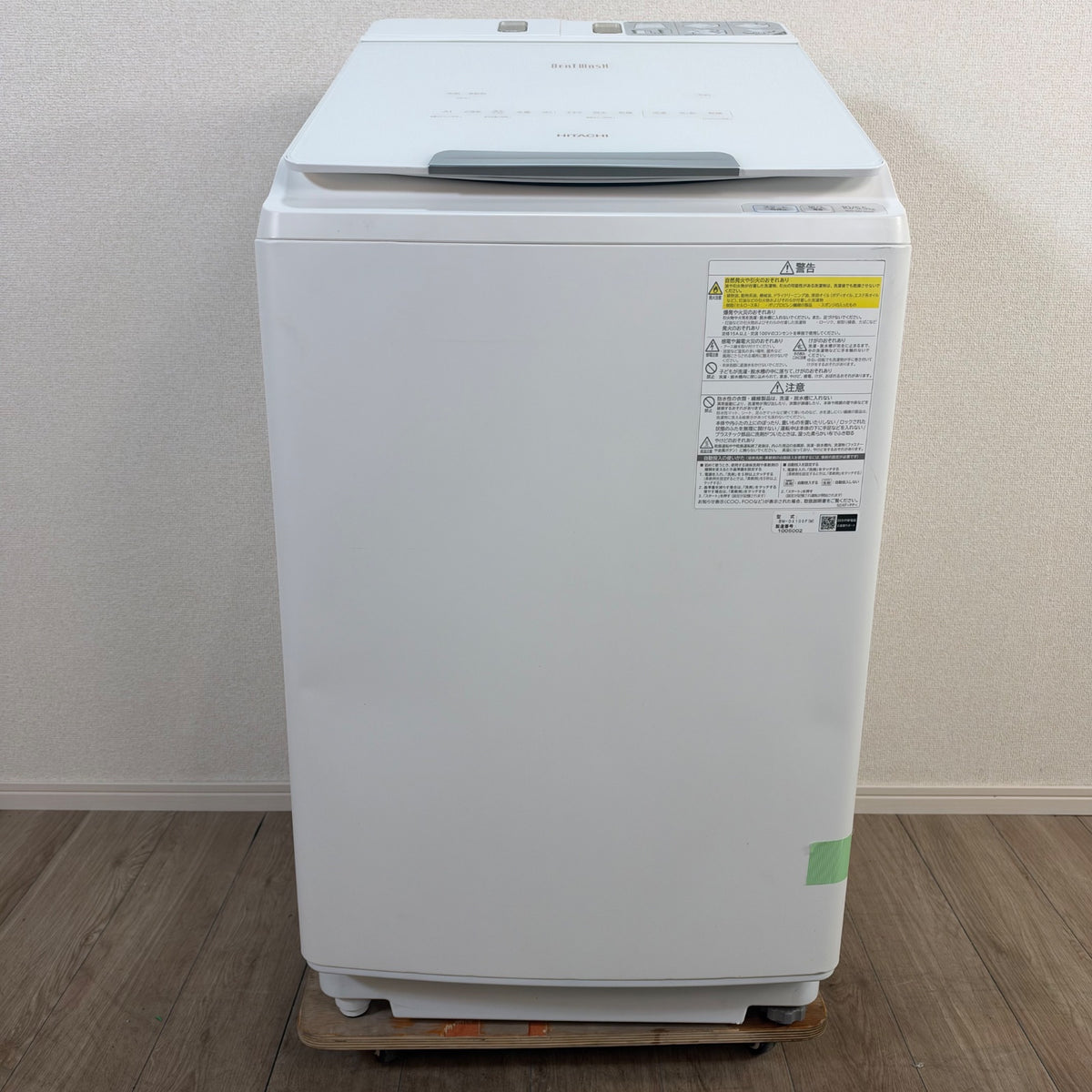 中古 縦型乾燥機付き洗濯機 HITACHI BW-DX100F 10kg 2021年製 写真2