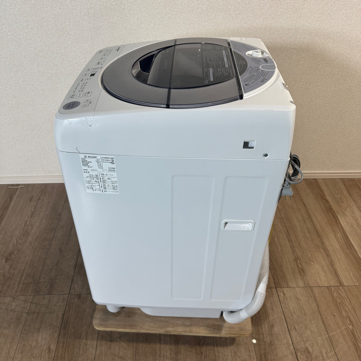 中古 縦型洗濯機 SHARP ES-GV8G 8kg 2023年製 写真3