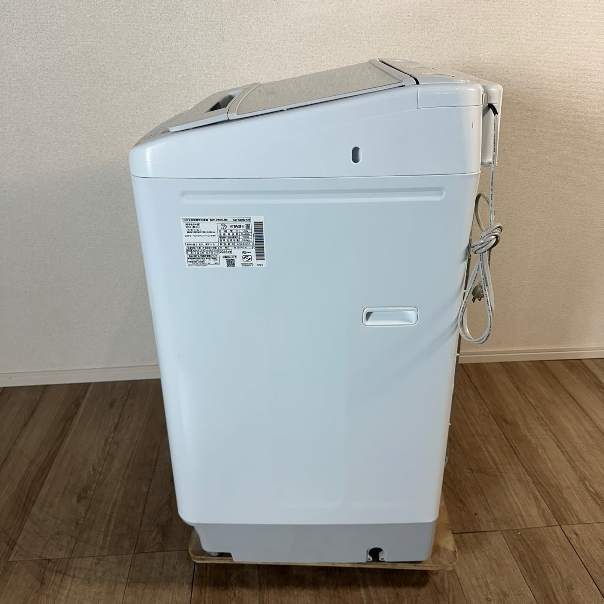 中古 縦型洗濯機 HITACHI BW-V100J 10kg 2024年製
