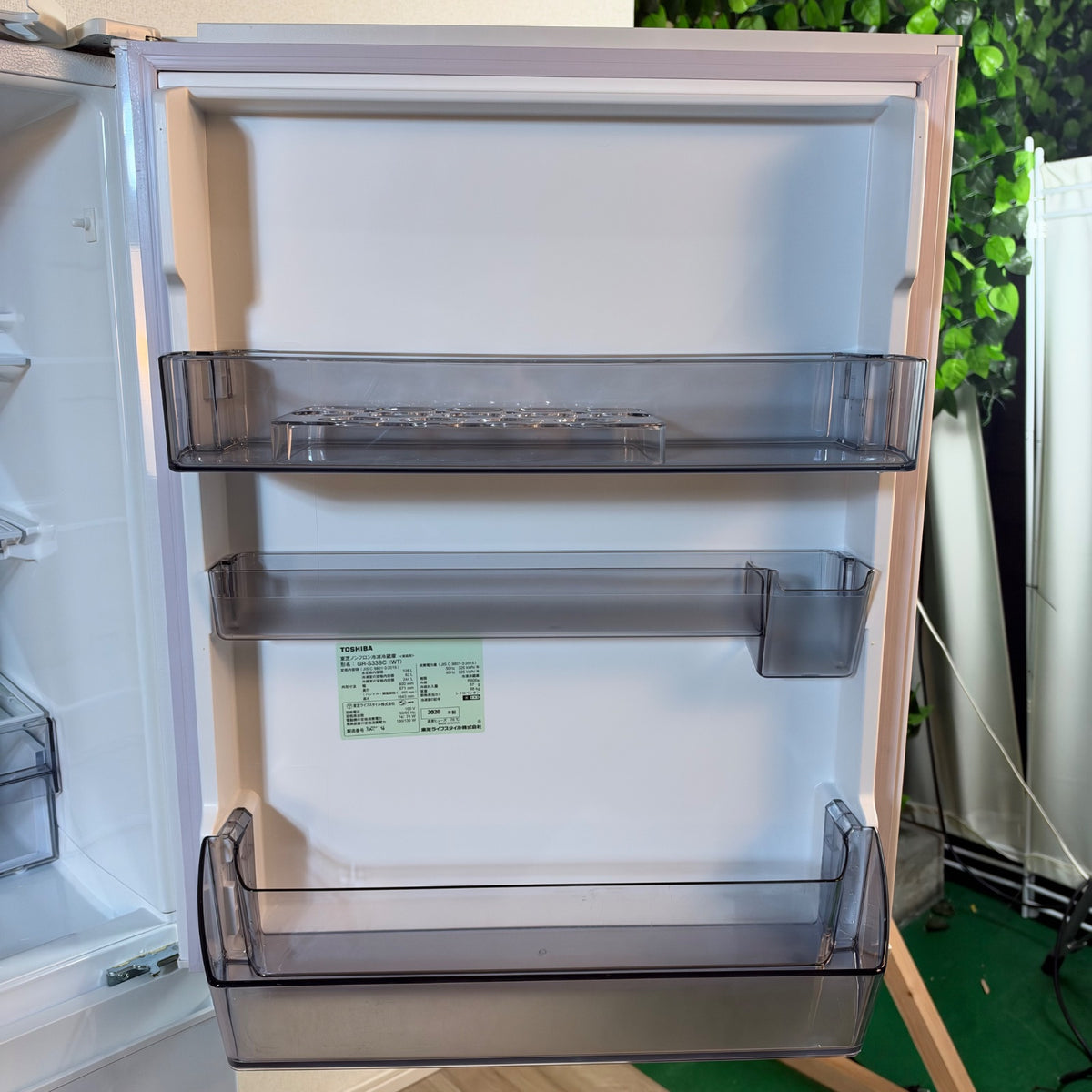中古 冷蔵庫 TOSHIBA GR-S33SC 326L 2020年製 写真7