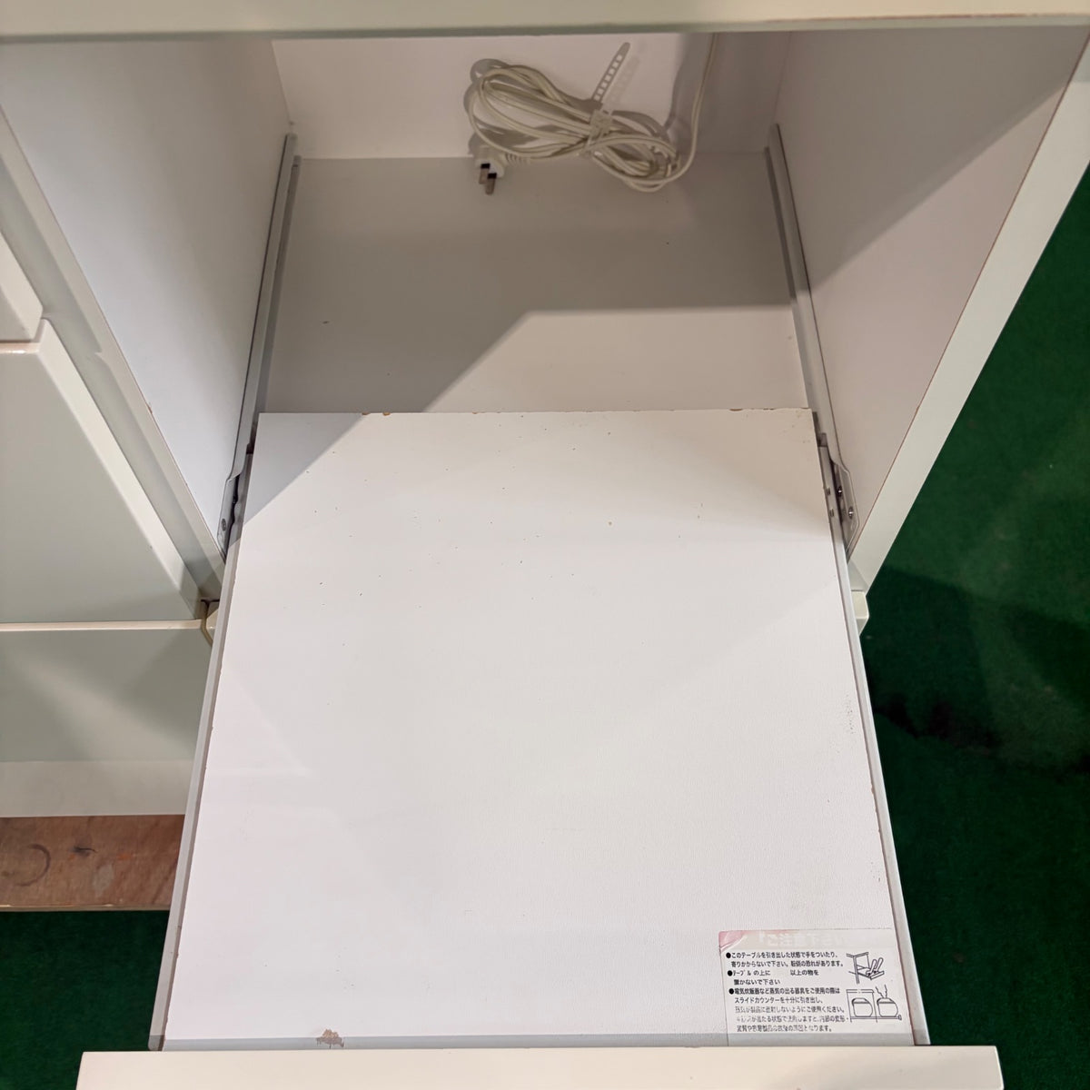 中古 食器棚 スリムタイプ(幅80cm以下) ホワイト