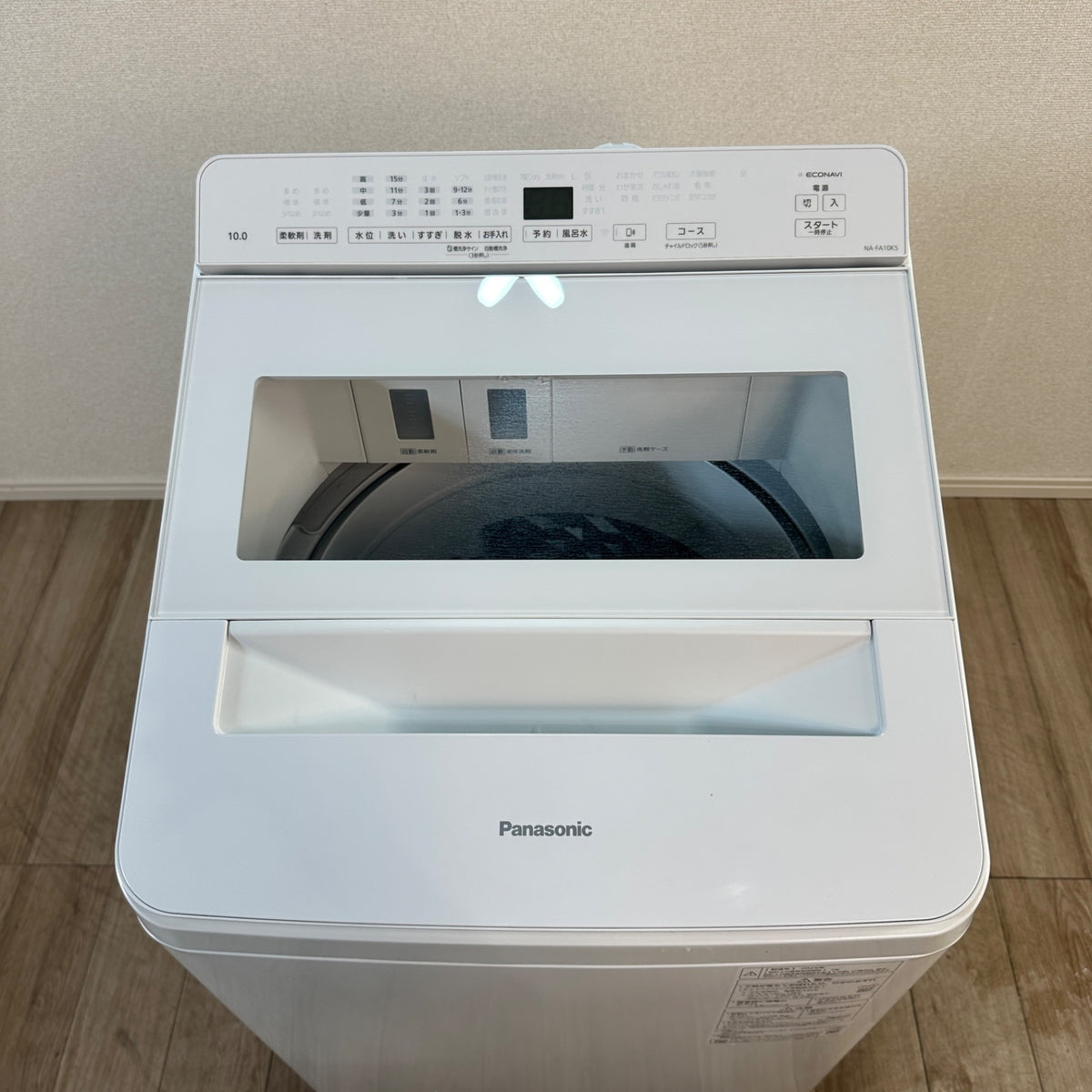 中古 縦型洗濯機 Panasonic NA-FA10K5 10kg 2025年製